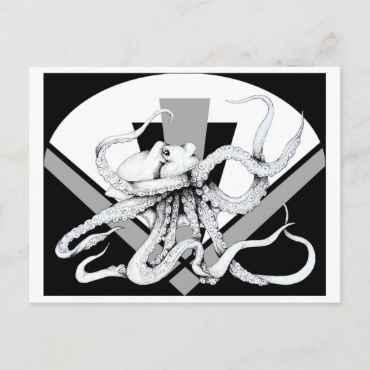 ZNDC Studio's Octopus Tower Postkarte (Vorderseite)