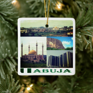 zNG005 ABUJA, Mosaik, Nigeria, Afrika, Keramikornament