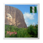 zNG010 NIGERIA, Zumarock, Fliese (Vorderseite)