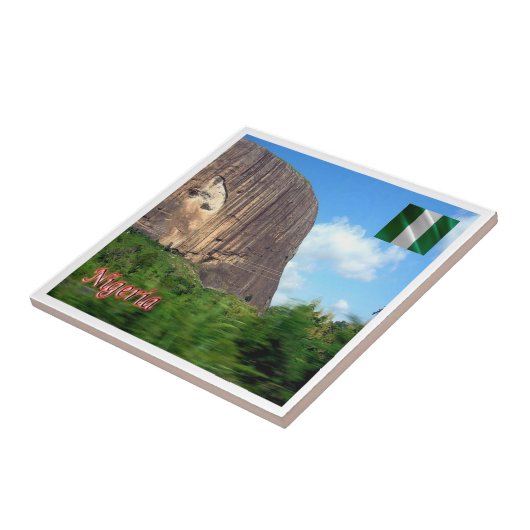 zNG010 NIGERIA, Zumarock, Fliese (Seite)