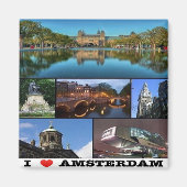 zNL006 AMSTERDAM, Netherlands, Europa, Fridge Magnet (Vorne)