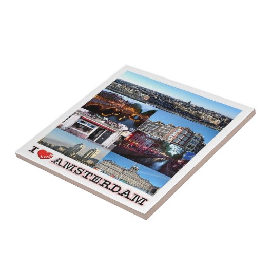 zNL012 AMSTERDAM "I Liebe" Fliese (Seite)