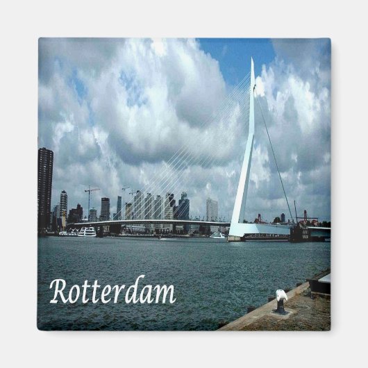 zNL013 ROTTERDAM, Niederlande, Europa, Kühlschrank Magnet (Vorne)