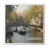 zNL017 AMSTERDAM schiffbarer Kanal, Fliese (Vorderseite)