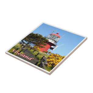 zNL021 VLIELAND Leuchtturm, niederländische Friese Fliese