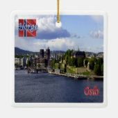 zNO004 OSLO, Norwegen, Europa, Keramikornament (Rückseite)