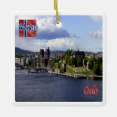 zNO004 OSLO, Norwegen, Europa, Keramikornament (Vorderseite)