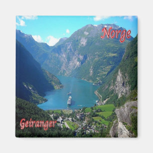 zNO005 GEIRANGER, Norwegen, Europa, Kühlschrank Magnet