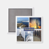 zNO007 NORDKAPP NORDKAPP, Norwegen, Europa, Kühlsc Magnet (Vorderseite/Rückseite)