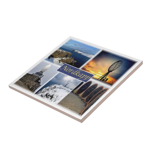 zNO007 NORDKAPP NORTH CAPE, Norwegen, Europa, Fliese (Seite)