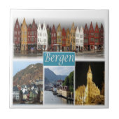 zNO009 BERGEN, Norwegen, Europa, Fliese (Vorderseite)