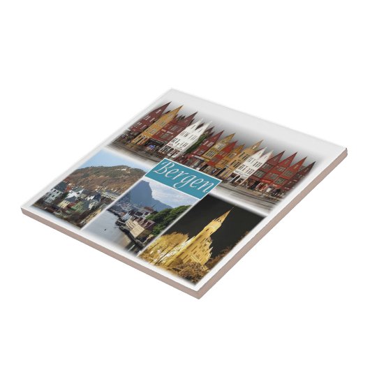 zNO009 BERGEN, Norwegen, Europa, Fliese (Seite)