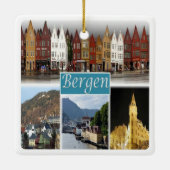 zNO009 BERGEN, Norwegen, Europa, Keramikornament (Rückseite)