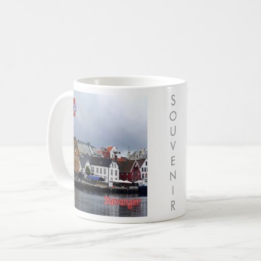 zNO010 STAVANGER, Norwegen, Kaffeetasse (Vorderseite Links)