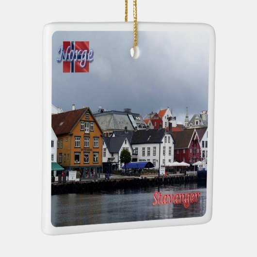 zNO010 STAVANGER, Norwegen, Keramikornament (Rechts)