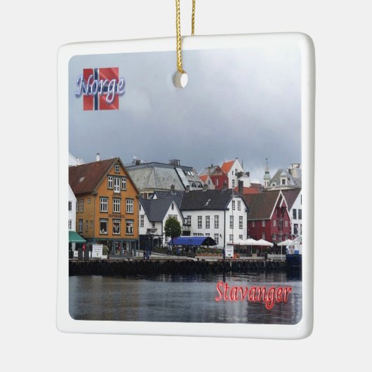 zNO010 STAVANGER, Norwegen, Keramikornament (Links)