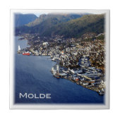 zNO012 MOLDE, Norwegen, Europa, Fliese (Vorderseite)