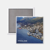 zNO012 MOLDE, Norwegen, Europa, Kühlschrank Magnet (Vorderseite/Rückseite)