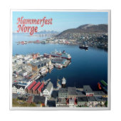 zNO016 HAMMERFEST, Norwegen, Fliese (Vorderseite)