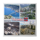 zNO017 TROMSO Artische Kathedrale, Norwegen, Fliese (Vorderseite)
