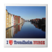 zNO026 TRONDHEIM "I Liebe", Norwegen, Europa, Fliese (Vorderseite)