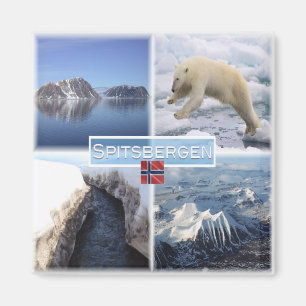zNO029 SPITSBERGEN, Norway, Europe, Fridge Magnet