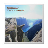 zNO032 TROLLTUNGA panorama, Norwegen, Fliese (Vorderseite)