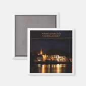 zNO034 KRISTIANSUND NORDLANDET, Norwegen, Kühlschr Magnet (Vorderseite/Rückseite)