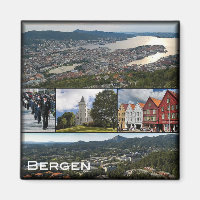 zNO043 BERGEN, Norwegen, Europa, Kühlschrank