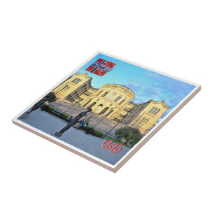 zNO045 OSLO Stortingsbygningen, Norwegen, Fliese