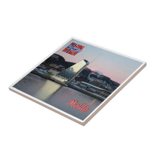 zNO046 MOLDE-Panorama, Norwegen, Fliese