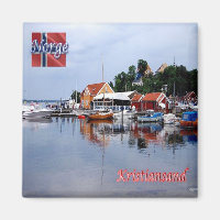 zNO047 KRISTIANSAND, Norwegen, Europa, Kühlschrank