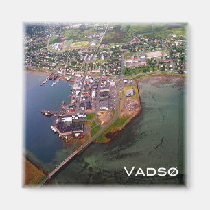 zNO050 VADSØ Panorama, Norwegen, Europa, Kühlschra Magnet