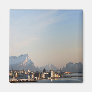 zNO053 BODØ Hafen, Norwegen, Europa, Kühlschrank Magnet