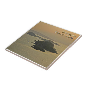 zNO056 OSLOFJORD aus Ekeberg in Oslo, Norwegen Fliese