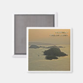 zNO056 OSLOFJORD aus Ekeberg in Oslo, Norwegen, Magnet (Vorderseite/Rückseite)