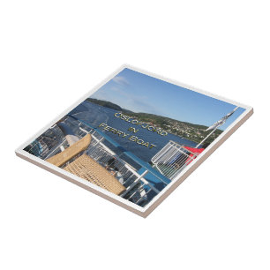 zNO057 OSLOFJORD, Oslo Kopenhagen Fährschiff, Fliese