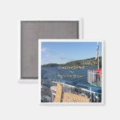 zNO057 OSLOFJORD, Oslo Kopenhagen Fährschiff, Magnet (Vorderseite/Rückseite)