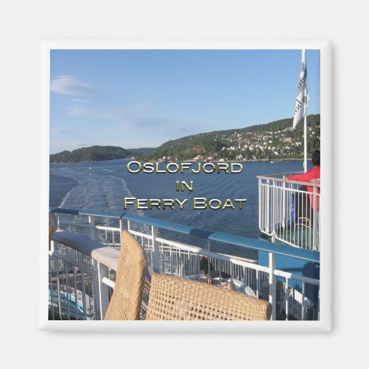 zNO057 OSLOFJORD, Oslo Kopenhagen Fährschiff, Magnet (Vorne)