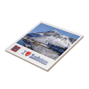 zNO063 SILDPOLLNESET, Lofoten, Norwegen, Fliese