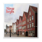 zNO073 BERGEN BRYGGEN, Norwegen, Europa, Fliese (Vorderseite)