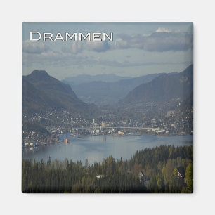 zNO075 DRAMMEN , Norwegen, Europa, Kühlschrank Magnet