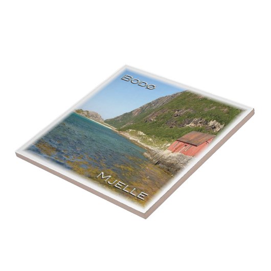 zNO076 BODØ Mjelle Beach, Norwegen, Europa, Fliese (Seite)