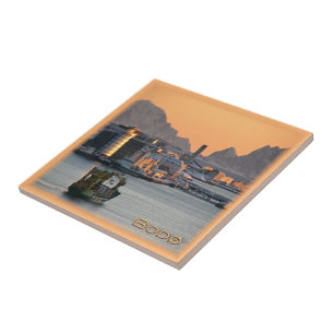 zNO077 BODØ marina, Norwegen, Europa, Fliese