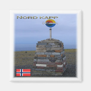 zNO078 NORD KAPP, Norwegen, Europa, Kühlschrank Magnet
