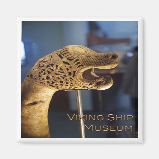 zNO079 VIKING SHIP MUSEUM, Norwegen, Europa, Kühls Magnet (Vorne)