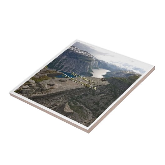 zNO083 TROLLTUNGA Panorama, Norwegen, Europa, Fliese (Seite)