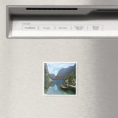 zNO092 NAERØYFJORD, Norwegen, Europa, Kühlschrank Magnet (In Situ (Geschirrspüler))