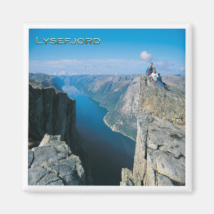 zNO096 LYSEFJORDEN LYSEFJORD aus Kjerag, Kühlschra Magnet