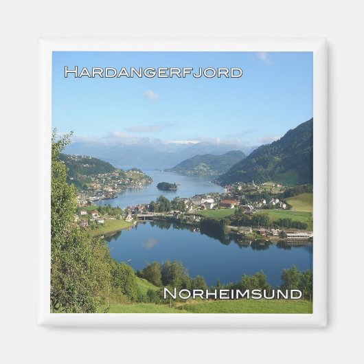 zNO114 HARDANGERFJORD NORHEIMSUND, Norwegen, Kühls Magnet (Vorne)